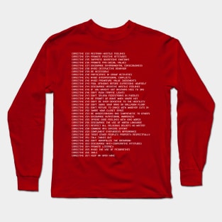 Murphy's Law(s) Long Sleeve T-Shirt